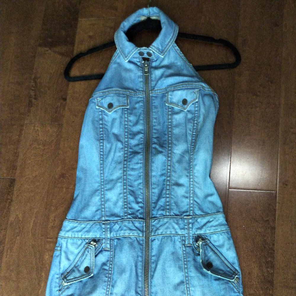 😊2/$50 Frankie b.  Denim top - size small